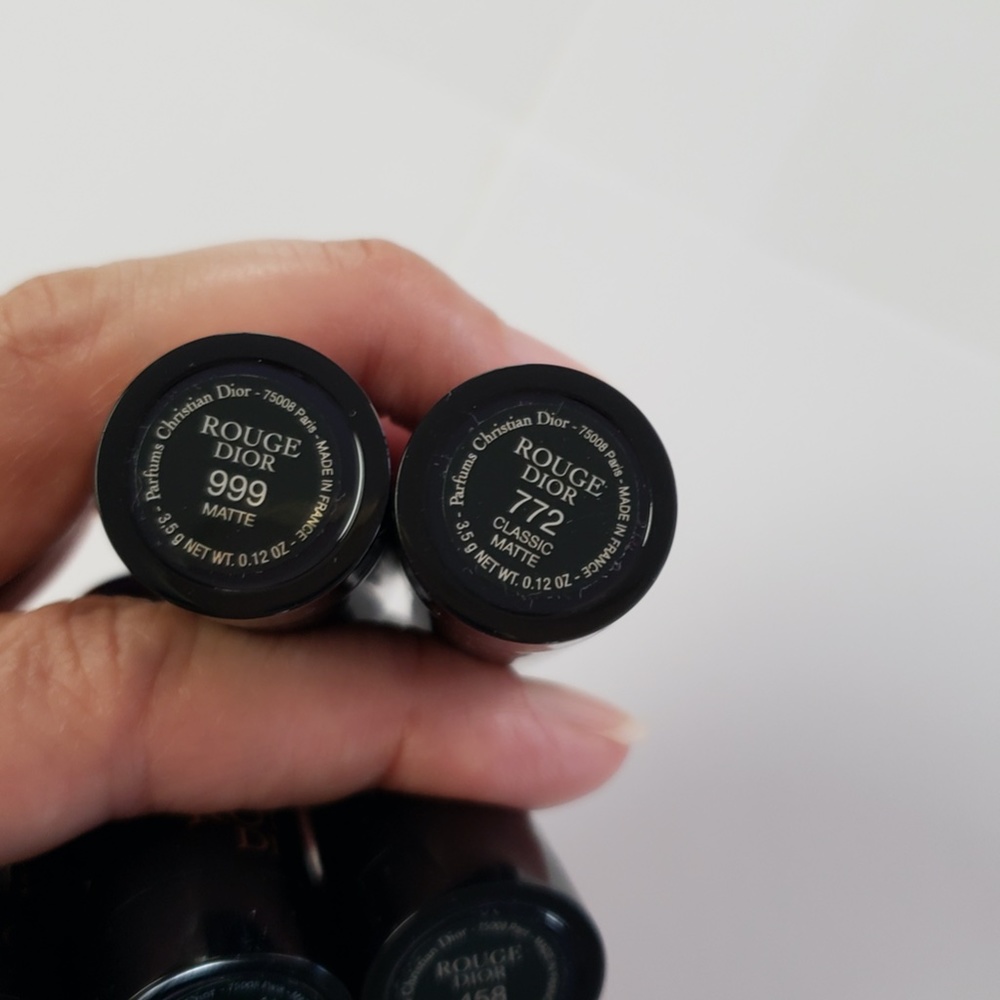 x5 NWT Rouge Dior Lipstick Limited Edition Refills 999 Signature Iconic Lipstick - Picture 13 of 16